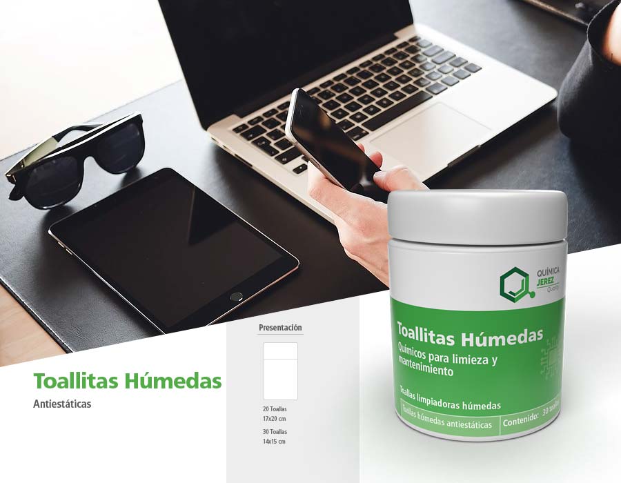 Toallitas Húmedas Antiestáticas
